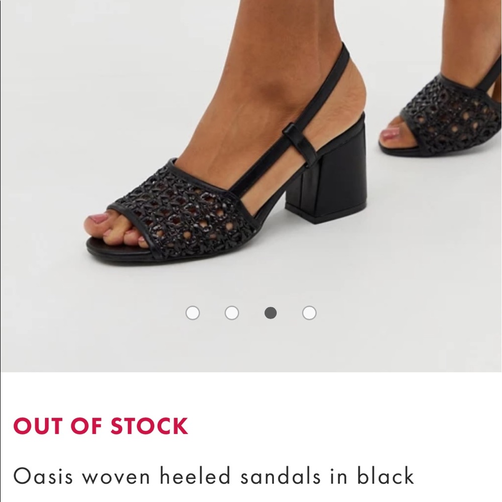 Oasis Woven Heeled Sandal